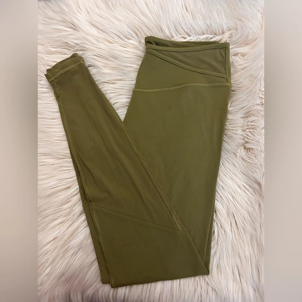 Lululemon Nulu Criss Cross Mesh Stirrup Tight